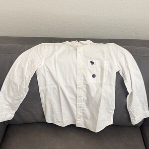 Abercrombie Kids White Button Down Shirt